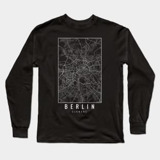 Berlin Germany Minimalist Map Long Sleeve T-Shirt